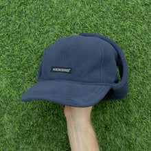 Load image into Gallery viewer, Kickers Spell Out Interchangeable Earflap Velcro Fleece Trapper 6-Panel Fitted Cap - One Size