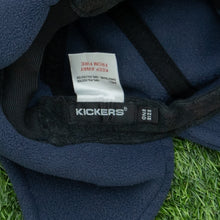 Load image into Gallery viewer, Kickers Spell Out Interchangeable Earflap Velcro Fleece Trapper 6-Panel Fitted Cap - One Size