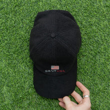 Load image into Gallery viewer, GANT USA Spell Out Embroidered Sherpa Fleece 6-Panel Cap - One