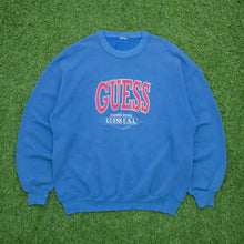 Load image into Gallery viewer, 1993 GUESS U.S.A Classic Spell Out Graphic Crewneck Sweatshirt - L/XL