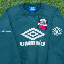 Load image into Gallery viewer, Umbro Pro Training Large Logo Wettringen Germany Drug Awareness Embroidered Crewneck Sweatshirt - XL