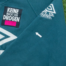 Load image into Gallery viewer, Umbro Pro Training Large Logo Wettringen Germany Drug Awareness Embroidered Crewneck Sweatshirt - XL