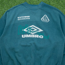 Load image into Gallery viewer, Umbro Large Logo Graphic Intersport Ski It’s Time To Get Umbroed 22 Crewneck Sweatshirt - XL
