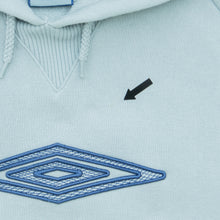 Load image into Gallery viewer, 2002 Umbro Large Logo Mesh Embroidered Pullover Hoodie - M/L