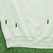 Load image into Gallery viewer, Reebok Essentials Small Spell Out Logo Embroidered Boxy Crewneck Beige Sweatshirt - L