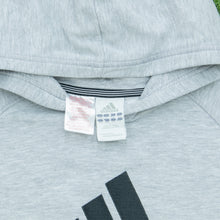 Load image into Gallery viewer, Women’s Adidas Embroidered Logo Pullover Grey Hoodie - M (10-12)