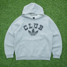 Load image into Gallery viewer, 2004 Adidas Originals Club Trefoil Graphic Logo Pullover Grey Hoodie - M/L