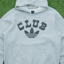 Load image into Gallery viewer, 2004 Adidas Originals Club Trefoil Graphic Logo Pullover Grey Hoodie - M/L