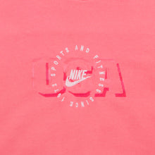 Load image into Gallery viewer, 1993 Nike USA Sports And Fitness Embroidered Logo Mock Neck Boxy Crewneck Pink Sweatshirt - L