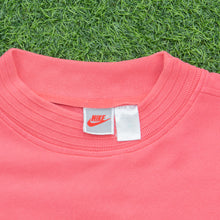 Load image into Gallery viewer, 1993 Nike USA Sports And Fitness Embroidered Logo Mock Neck Boxy Crewneck Pink Sweatshirt - L