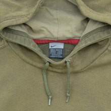 Load image into Gallery viewer, 2001 Nike Spell Out Embroidered Box Logo Piping Boxy Brown Hoodie - M