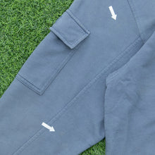 Load image into Gallery viewer, 2000 Nike ACG Spell Out Graphic Pocket Logo Utility Cargo Blue Hoodie - XL