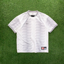 Load image into Gallery viewer, (1997) Nike Team Sports Zip Zap Graphic Template White Football Shirt - XL