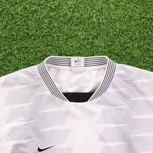 Load image into Gallery viewer, (1997) Nike Team Sports Zip Zap Graphic Template White Football Shirt - XL