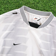 Load image into Gallery viewer, (1997) Nike Team Sports Zip Zap Graphic Template White Football Shirt - XL