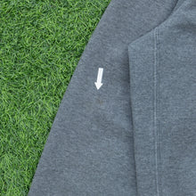 Load image into Gallery viewer, Women’s 2004 Nike Spell Out Small Swoosh Embroidered Cross Country Team Competition Graphic Zip Up Grey Hoodie - M (10-12)