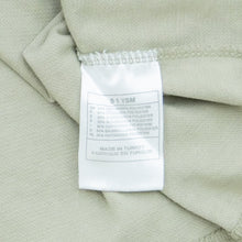 Load image into Gallery viewer, Women’s Nike Small Swoosh Embroidered Logo Stripe Taping Waffle V-Neck Khaki Sweatshirt - M (10-12)