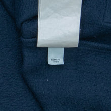 Load image into Gallery viewer, 2003 Nike Spell Out Embroidered Logo Piping Boxy Crewneck Navy Sweatshirt - L