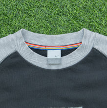 Load image into Gallery viewer, Women’s 2003 Nike Large Swoosh Logo Felt Graphic Pullover Pocket Raglan Crewneck Sweatshirt - M (12-14)