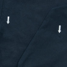 Load image into Gallery viewer, 1996 Nike Small Swoosh Embroidered Logo Drawstring Adjustable Waist Zip Up Black Hoodie - L