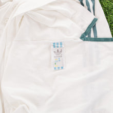 Load image into Gallery viewer, (1997) Adidas Originals 3-Stripe Spell Out Embroidered Graphic White Polo Shirt - XL