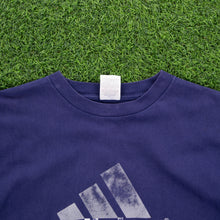 Load image into Gallery viewer, (2000) Adidas Large Logo Graphic Navy T-Shirt - L/XL