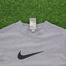 Load image into Gallery viewer, (2008) Nike Large Swoosh Grey Graphic T-Shirt - S