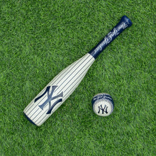 Load image into Gallery viewer, 2008 New York Yankees MLB Rawlings Pin Stripped Mini Softee Bat & Ball Set