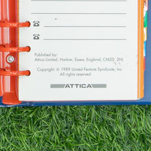 Load image into Gallery viewer, Vintage 1989 Garfield Address Book Telephone Book Collectible Notes Organiser