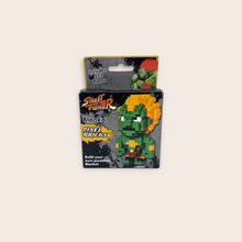 Load image into Gallery viewer, (1991) Street Fighter Blanka Pixel Building Bricks Collectable 4” Toy