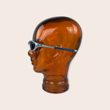 Load image into Gallery viewer, (2000) Oakley XX Twenty FMJ 5.56 Metallic Ice/Iridium Blue Lens Sport Sunglasses - One size