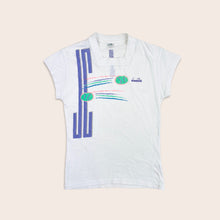 Load image into Gallery viewer, (90’s) Women’s Diadora Tennis Graphic Square Neckline T-Shirt - S