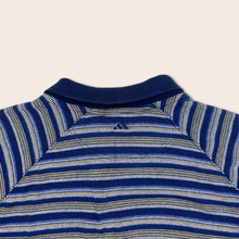 Load image into Gallery viewer, (90’s) Adidas Golf Navy Stripe Polo Shirt - XL