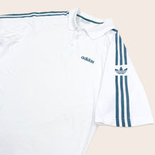 Load image into Gallery viewer, (80’s) Adidas Originals Green 3 Stripe Polo Shirt - XL