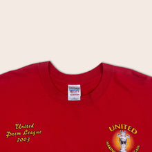 Load image into Gallery viewer, (2003) Manchester United Premier League Champions Gildan Double Sided Graphic T-Shirt - XL