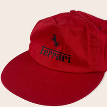 Load image into Gallery viewer, Ferrari Automobile Racing Snapback Cap - One size