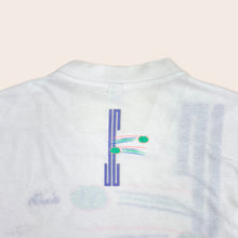 Load image into Gallery viewer, (90’s) Women’s Diadora Tennis Graphic Square Neckline T-Shirt - S