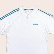 Load image into Gallery viewer, (80’s) Adidas Originals Green 3 Stripe Polo Shirt - XL