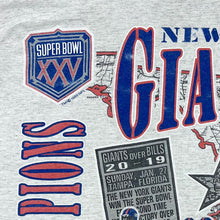 Load image into Gallery viewer, (1989) New York Giants Super Bowl Champions NFL graphic t-shirt - L