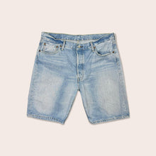 Load image into Gallery viewer, Levis 501 Light Blue Denim Shorts - 36”