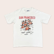 Load image into Gallery viewer, (1989) San Francisco 49ers ‘rumble…trample…’ graphic t-shirt - M
