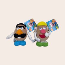 Load image into Gallery viewer, (1999) Vintage Mr Potato Head & Mrs Potato 7” Plush Soft Toy Playskool Hasbro