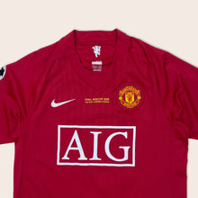 Load image into Gallery viewer, (2008) Manchester United Rooney No.10 2008-09 UCL Moscow Final Home Football Shirt - S