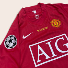 Load image into Gallery viewer, (2008) Manchester United Rooney No.10 2008-09 UCL Moscow Final Home Football Shirt - S