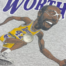 Load image into Gallery viewer, 90’s LA Lakers James Worthy NBL Basketball graphic t-shirt - M