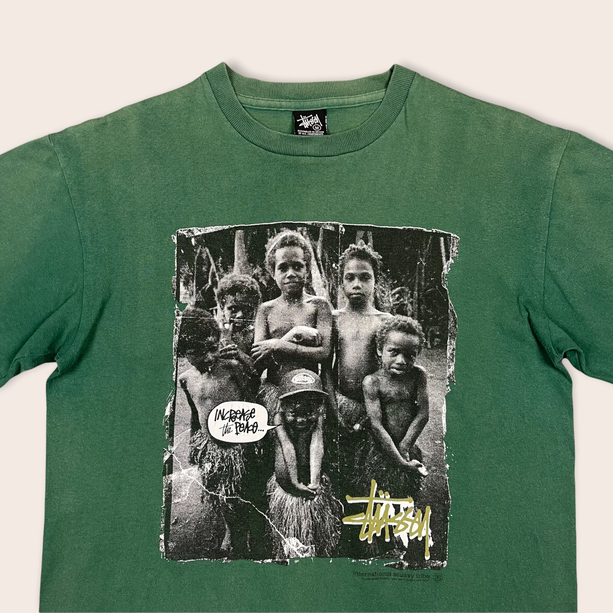 00s OLD STUSSY 「Increase The Peace」 Tシャツ 00s STUSSY 