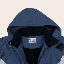 Load image into Gallery viewer, Champion Embroidered Two Tone Fleece Lined Hooded Parka Coat Jacket - XXL