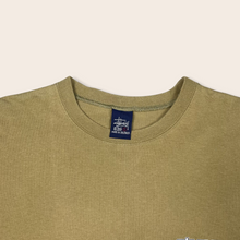 Load image into Gallery viewer, (1990’s) Vintage Stussy olive spell out graphic t-shirt - M