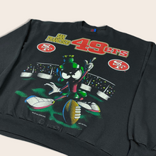 Load image into Gallery viewer, 1994 Marvin the Martian x 49ers Looney Tunes Warner bros sweatshirt