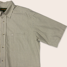 Load image into Gallery viewer, Timberland beige checked short sleeve shirt - L/XL